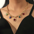 DHJN00228 Hot Selling Fashion Gold Choker Necklace Women Chains Choker Necklace Jewelry
