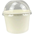 Factory Wholesale 3oz/ 4oz Paper Ice-cream Cups Custom logo Disposable Biodegradable Soup Paper Bowl with Lid