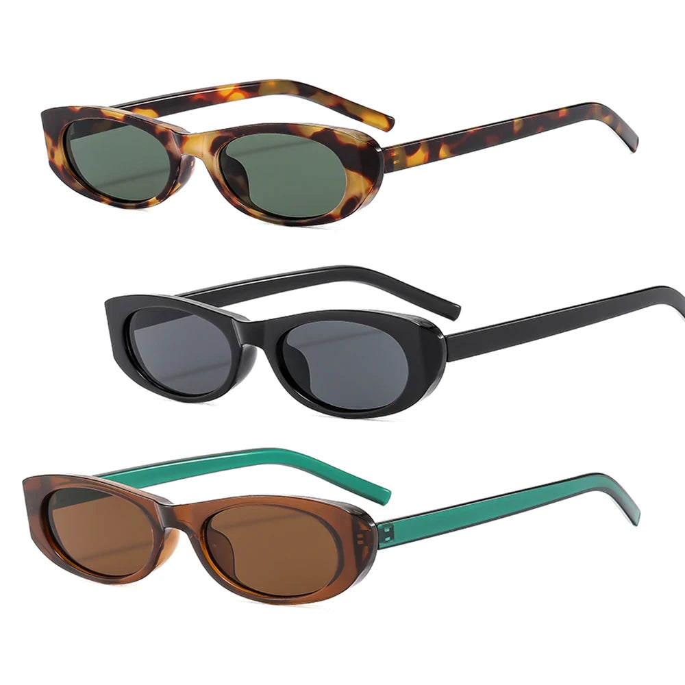 New Arrival Oval Sun Glasses Women Men UV400 Sunglasses Small Frame Sun Glasses Fashion Shades Eyeglasses