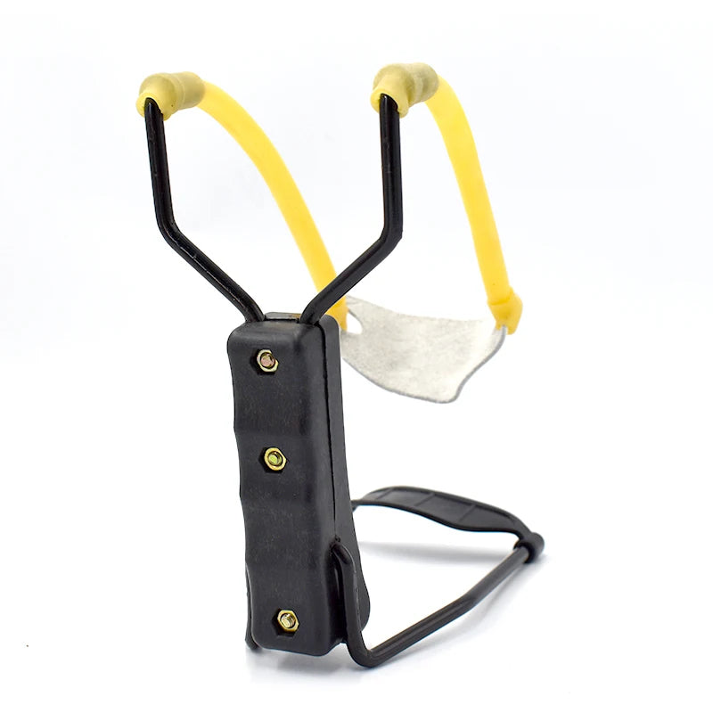 Piaoyu Stainless Steel Wrist Guard Hunting Slingshot Sling Shooting Powerful Catapult with Rubber Band Outdoor Shooting