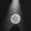 Tetragrammaton Wicca Pentacle Pendant Stainless Steel Necklace Fashion Jewelry Necklaces for Man Woman