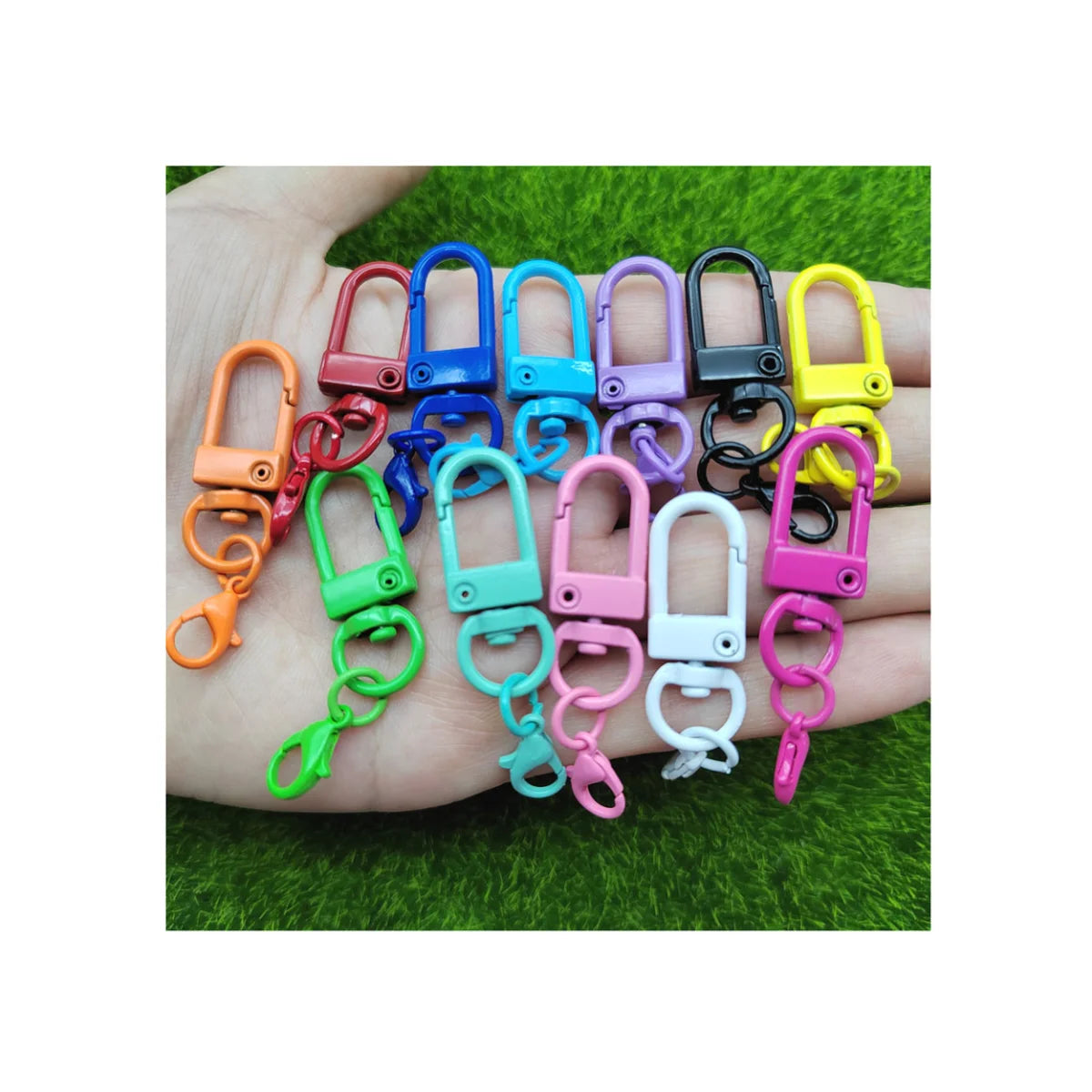 Colorful Lobster Clasp Hooks With Lobster Clasps for DIY Jewelry Making Dog Buckle Keychain Neckce Bracelet Accessories