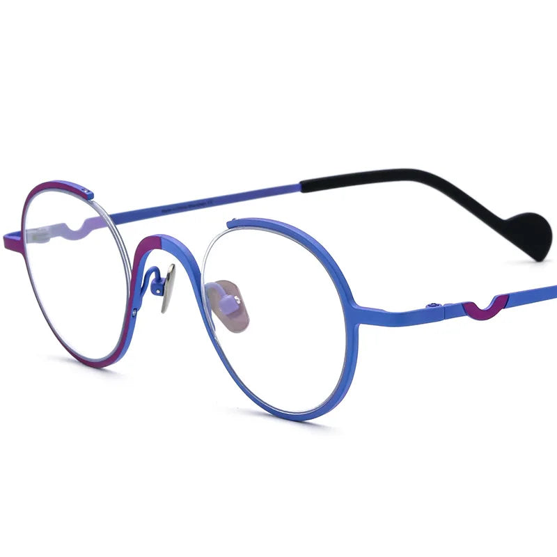 YTSBL 185745 Men's Ultra-Light Pure Titanium Optical Glasses Frame Memory Ultra-Elastic Sunglasses for Myopia Sunglasses