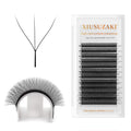 XIUSUZAKI  D Curl .07mm 14mm Tray Premade Volume 3D Fans Eyelash Extension  W Lash Extensions