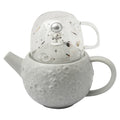 Novelty Astronaut Style Ceramic Pot and Glass Mug High Temperature Glass Water Cup Home Afternoon Tea Set