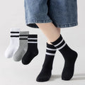 New Custom Design Kids Socks Soft Cotton Cute Fashion Thick Boy Girl Stripe Socks