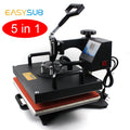 Combo Flat 5 in 1sublimation Heat Transfer Machine  Printing Machine on Clothes Heat Press Machines