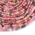 Fashion Gemstone Faceted Mixed Tourmaline AAAAA for DIY Necklaces Jewelry Making 2mm 3mm 4mm Length 38cm 15"