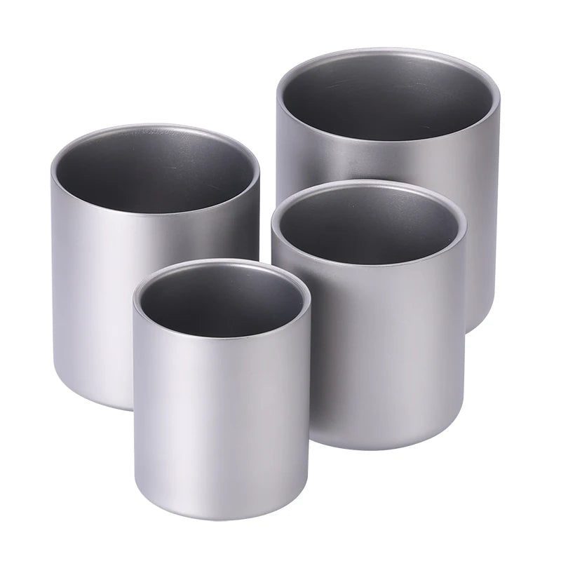 Chinese Products Coffee Mug Tea Cup  220ml-550ml Outdoor Indoor Office Daily Tableware Double Walled Titanium Water Cup