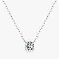 D Color 0.8CT Moissanite Pendant Necklace Lab Diamond for Women Wedding Engagement 925 Sterling Silver Fine Jewelry Gift