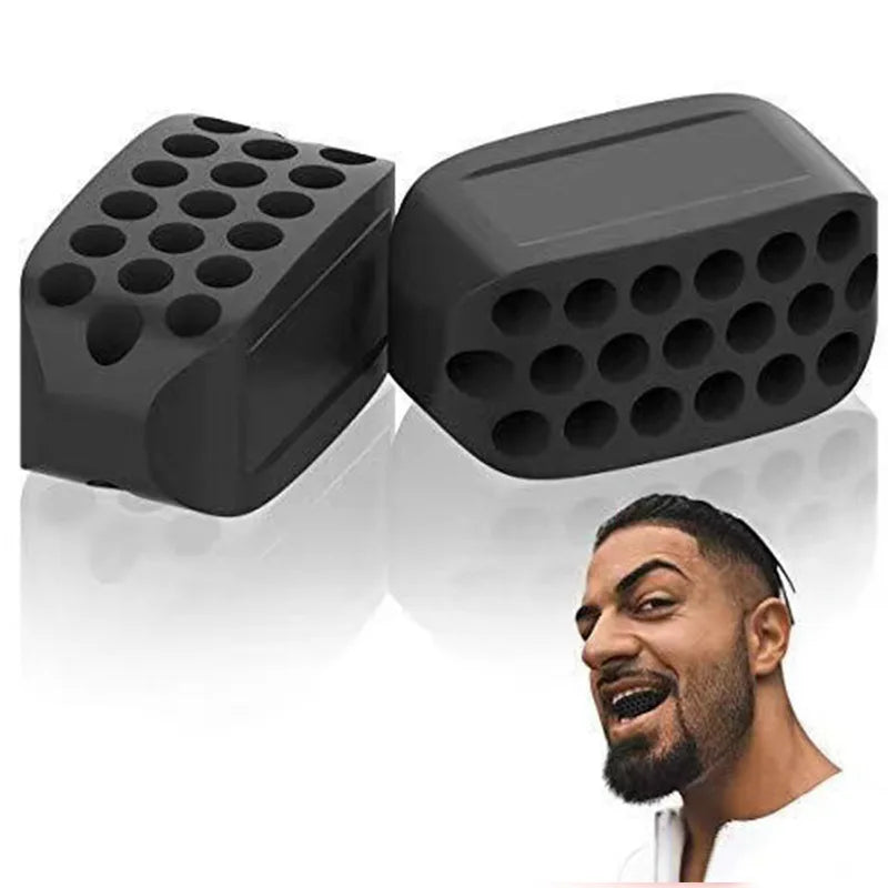 Custom Logo Food Grade Silicone Jaw Trainer Mouth Muscle Jawline Exerciser