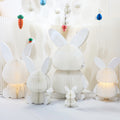My Forest Friends Cute Bunny Animals Custom-Size Eco-friendly Multi Color Paper Honeycomb Standing Christmas Tree Ornament