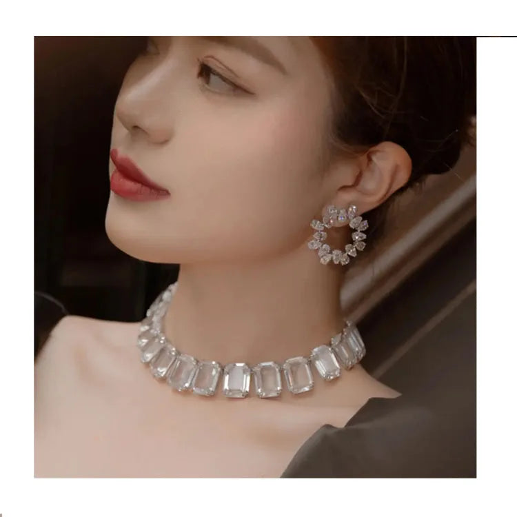 Hot Personalised Christian Gifts clear Link Chain Necklaces Jewelry Neck Chain Necklaces for Women Young Girls Mix Style