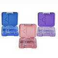 Back to School Storage Container With 4 Compartment Lonchera Tritan Leak-proof Bento Lunch Boxes for Adult Glitter Design MegaBDM