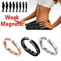 SC Hot Selling Anti Pain Ring Minimalist Stress Relief Magnetic Ring Prevent Snoring Magnetic Therapy Open Ring for Men Women