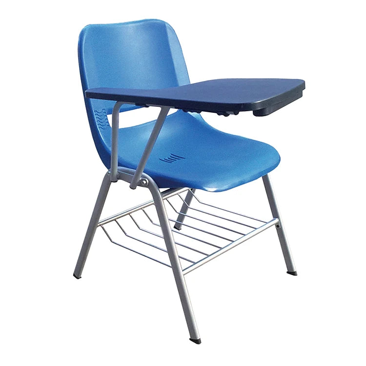 Hot Sale Modern Durable Metal Conference Hall Office Stacking Training Chair with Writing Board for Hospital and Outdoor Use
