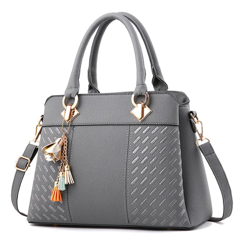 Wholesale 2025 Women's Large Capacity Casual Tote Messenger Bag Zipper New Autumn Winter Collection for Middle-Aged Mothers