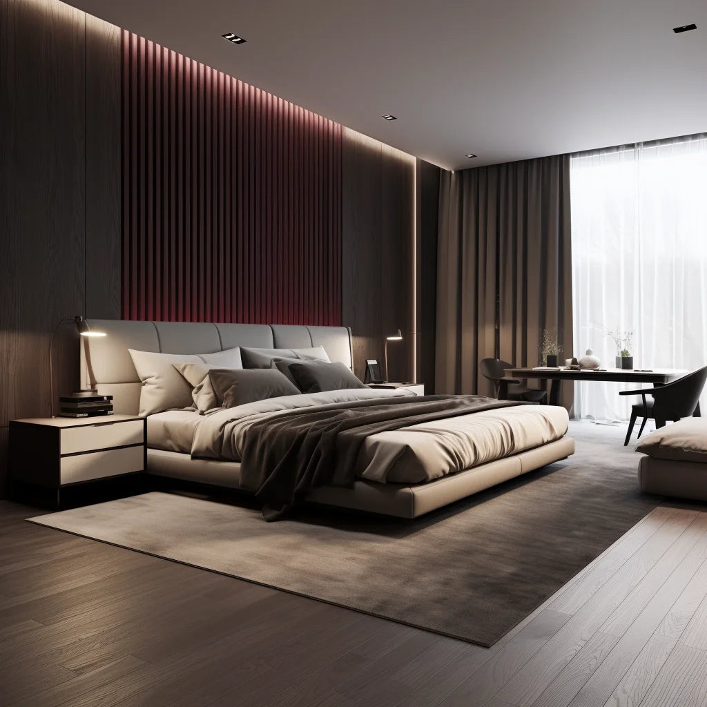 WPC Fluted Wall Cladding Indoor Decorative Wood Wall Panel for TV Background Living Room Hotel Modern Design