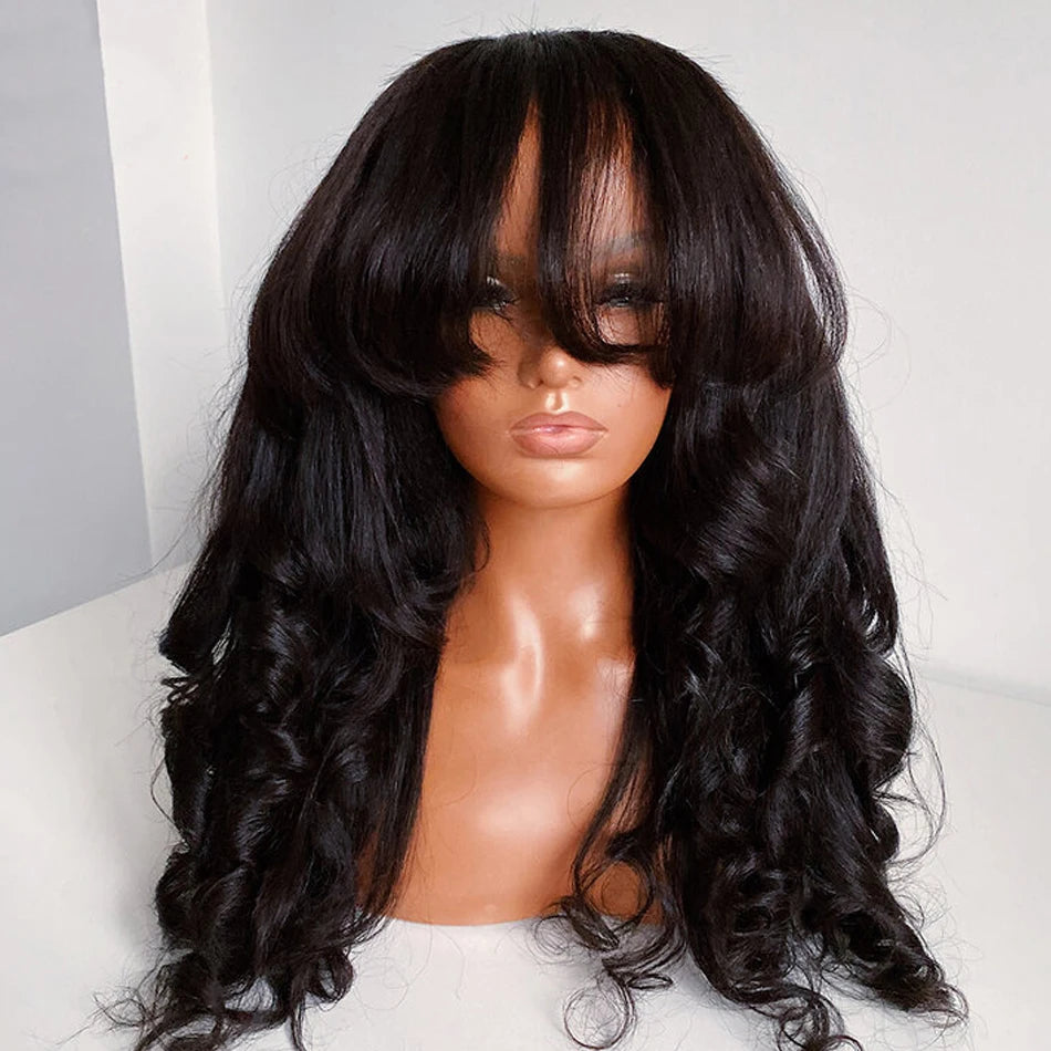 Loose Wave Wigs 4x4 Lace Closure Front Wigs Human Hair Pre Plucked Brazilian Raw Virgin Hair Glueless Lace Wigs for Woman