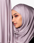 RTS New Design Malaysia Plain  Hijab Matte Satin Eyelash Shawl Eyelash Hem Eyelash Edge Hijab