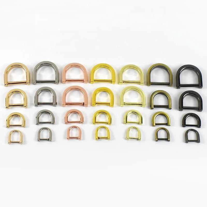 Deepeel H6-3 38mm Lugagage Accessories DIY Handmade Connective D Ring Buckles Detachable Movable Screw Bag Buckle for Strap