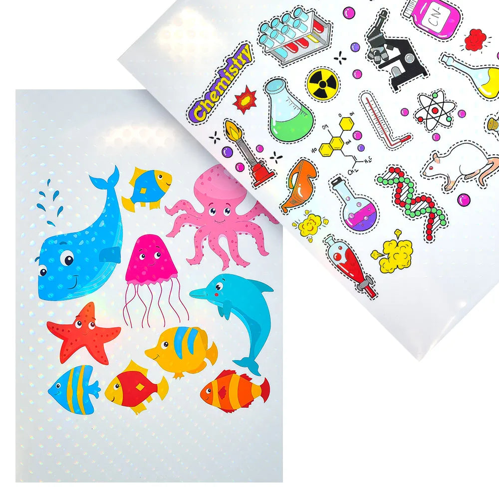 Vinyl Stickers Custom Logo Labels Printable Self Adhesive a4 Transparent Holographic Vinyl Sticker Paper