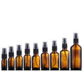 Glass Amber Color Bottles 5ml 10ml 15ml 20ml 30ml 50ml 100ml Mist Spray Bottle With Plastic Spray Pump