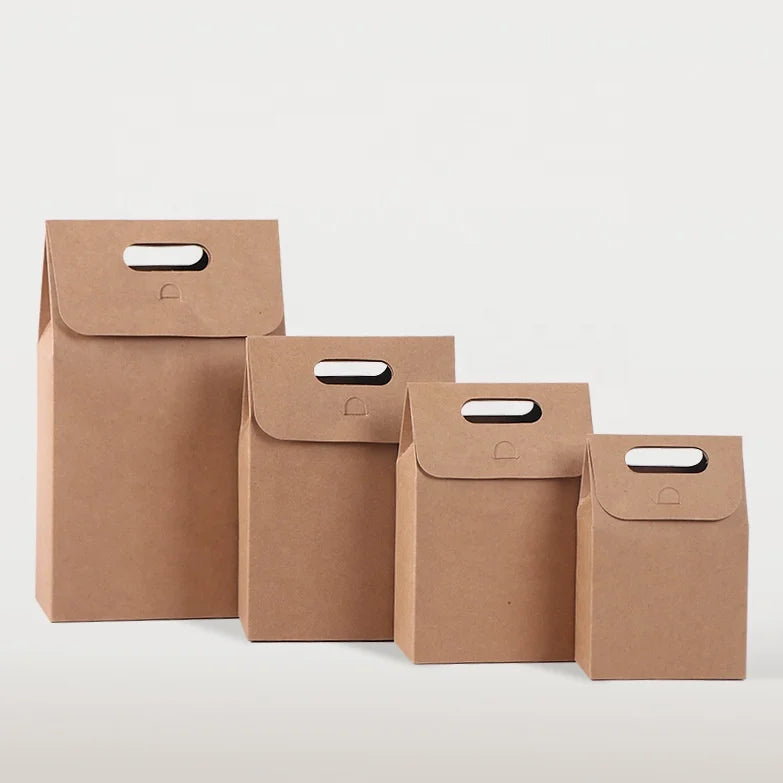 CSMD Chinese Manufacturers Wholesale Kraft Paper Material Recycled Natural Color Food Packaging Box for Sweets