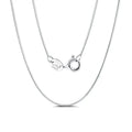 0.8mm 1.0mm Wholesale 16-20 Inch Italian 18K Gold Silver Chain 925 Snake Chain Necklace