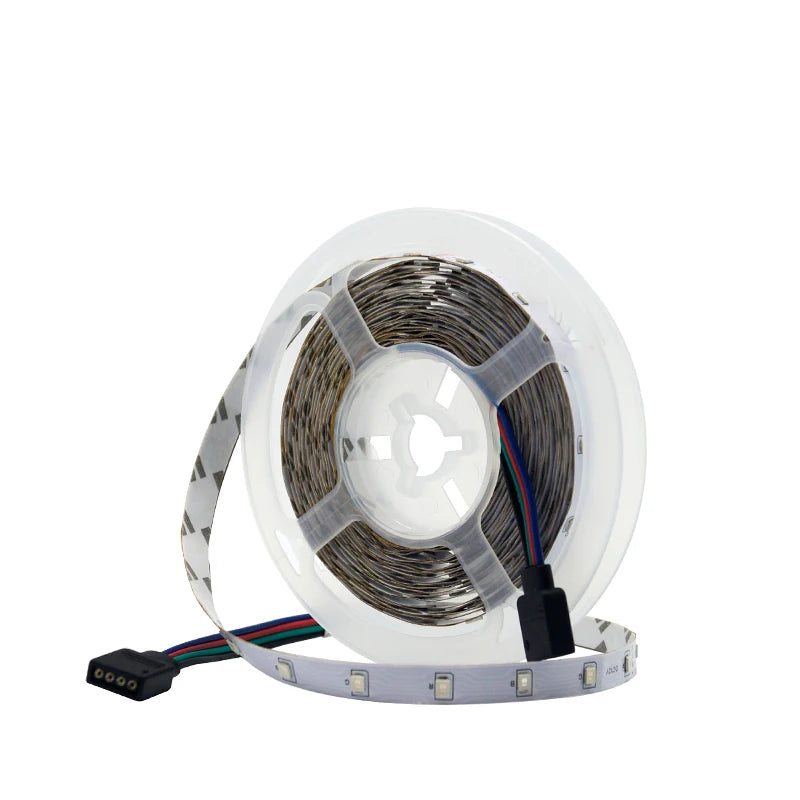Factory Outlet 5M RGB LED Strip Light Flexible 2835 IP20 IP65 Multi-Color DC12V Remote Control Switch for Garden Application