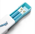 New Arrival Children Gift  Student Travel Portable Silicone Panda Chopsticks Cutlery Set with Cute Case