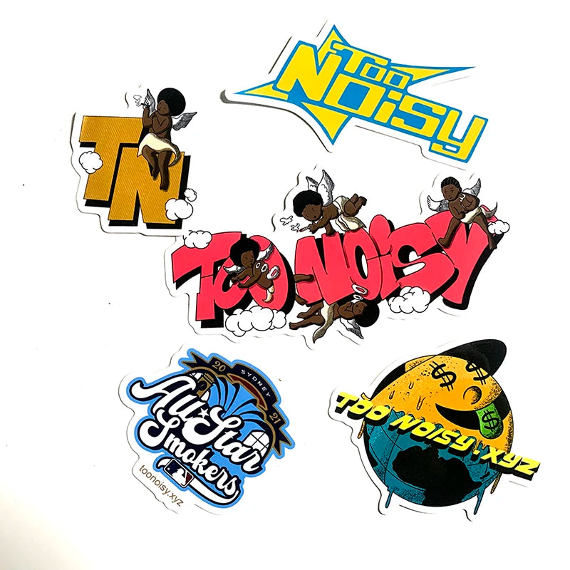 Custom Printing Die Cut Stickers Laptop Individual Stickers Waterproof PVC Cartoon Stickers