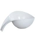 Factory Supply Restaurant Tableware Reusable White Melamine Salad Bowl with Handle