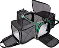 JW PET Hight Quality Customizedexpandable Pet Carrier Dog Bags for Traveling Cat Travel Carrier Great Ventilation Outdoor