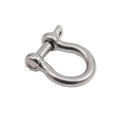 Factory Hot Sale European & US Type 304/316 Stainless Steel Bow Shackle with Screw Pin Forged for Mining & Heavy Industry