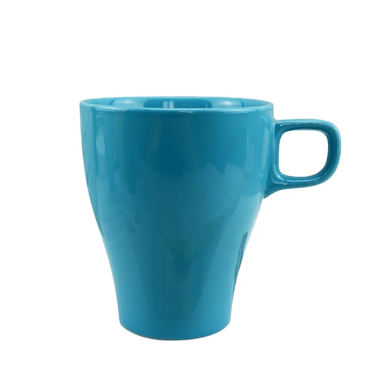 Latest Hot Sale Porcelain Custom Designs 13oz Stoneware Ceramic Mugs Promotion Stacking Bulk Back School Leak Proof BPA Free