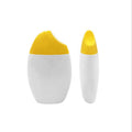 Cosmetic Packaging 60ml Egg Shape HDPE Screen Printing Sunscreen Hand Cream Face Mask Squeeze Bottle