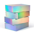 Customizable Full-Color Holographic Printing Hard Magnetic Luxury Gift Boxes for Corporate Branded Apparel Packaging