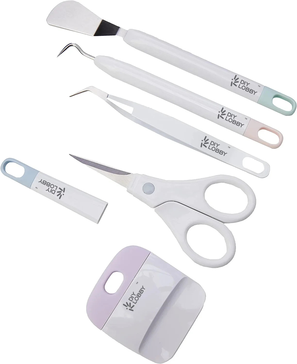 Vinyl Weeding Tools Set Craft Vinyl Tools Kit Weeder/Scraper/Spatula/Tweezers/Scissor Basic Tool for /Silhouette