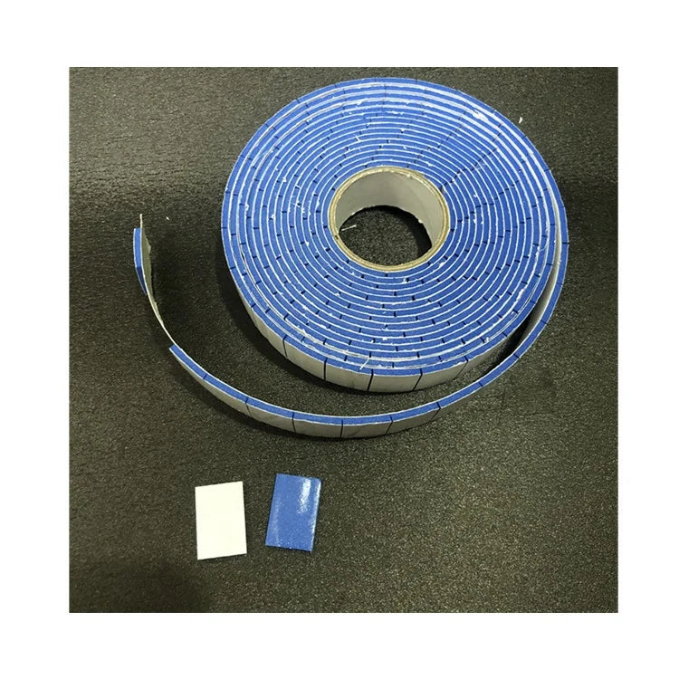 2mm Pre Cutting Rectangular Shapes Double Sided Adhesive Sticky Colorful EVA Foam Tape Squares for Birthday Cake