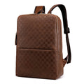 Wholesale Products Trending Vintage Retro Luxury Plain Minimalist 25l Business Work Stylish Pu Leather Backpack Men