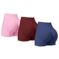 High Waisted Sport Shorts for Women -Tummy Control Soft Butt Lifting Shorts for Running Cycling Yoga Exercise Workout