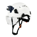Industrial Safety Helmet with Visor Ear Muffs Hard Hat with Visor Vented Hardhats Construction Work Head Protection ANSI
