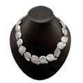 16-22 Inch Big Baroque Pearl Nature Freshwater Pearl Choker Necklace Pearl Size 15-18 mm