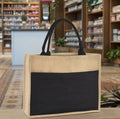 Wholesale Custom Burlap Tote Bag Handbags Ladies Blank Cotton Women's Jute Beach Bag Canvas Shipping Jute Bag Printed Logo