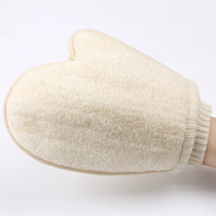 Organic Exfoliating Bath Mitten  Loofah Eco-friendly Body Scub Hand Loofah for Shower Gloves