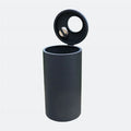 school outdoor metal trash receptacle garbage can outside garden street recycle waste bin commercial steel dustbin for sale