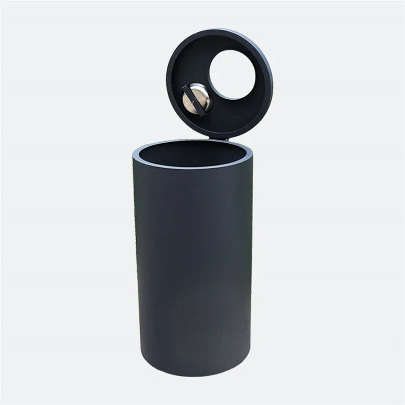 school outdoor metal trash receptacle garbage can outside garden street recycle waste bin commercial steel dustbin for sale