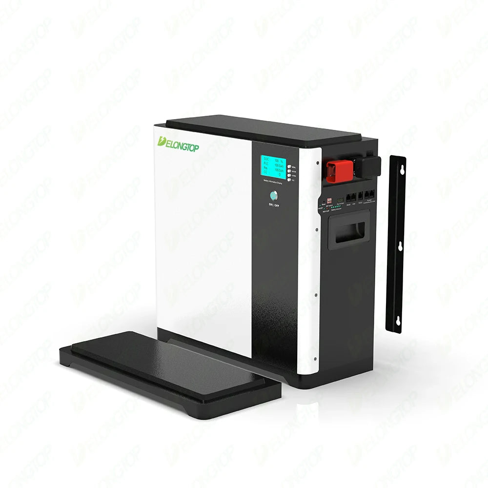 5KWH 48v 51.2v 100Ah Power Wall Stackable Lithium Batteries 16S 100A Smart BMS Off Grid Lifepo4 Lithium Ion Phosphate Battery