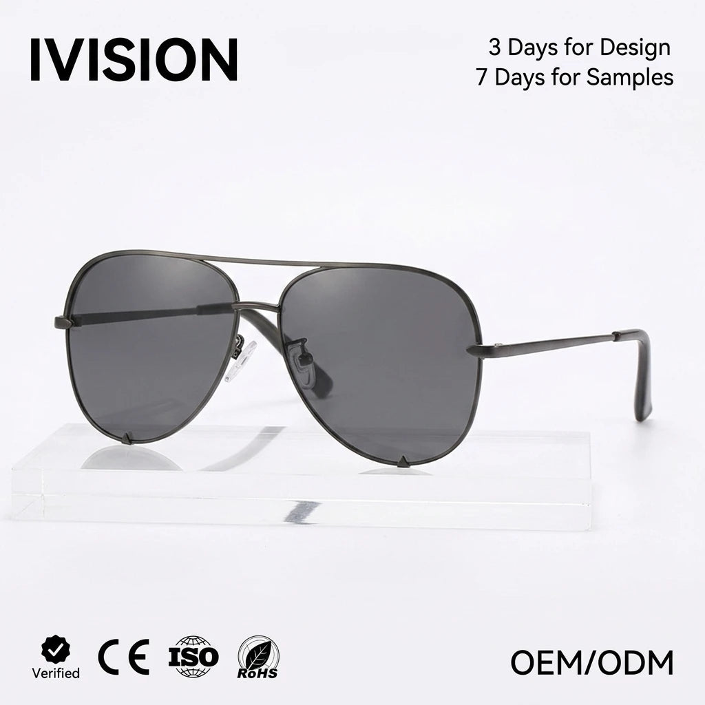 UV400 Gold Frame Wholesale Unisex Vintage Sun Glasses Popular Retro Metal Sunglasses with Mirrored pilot Design MegaBDM